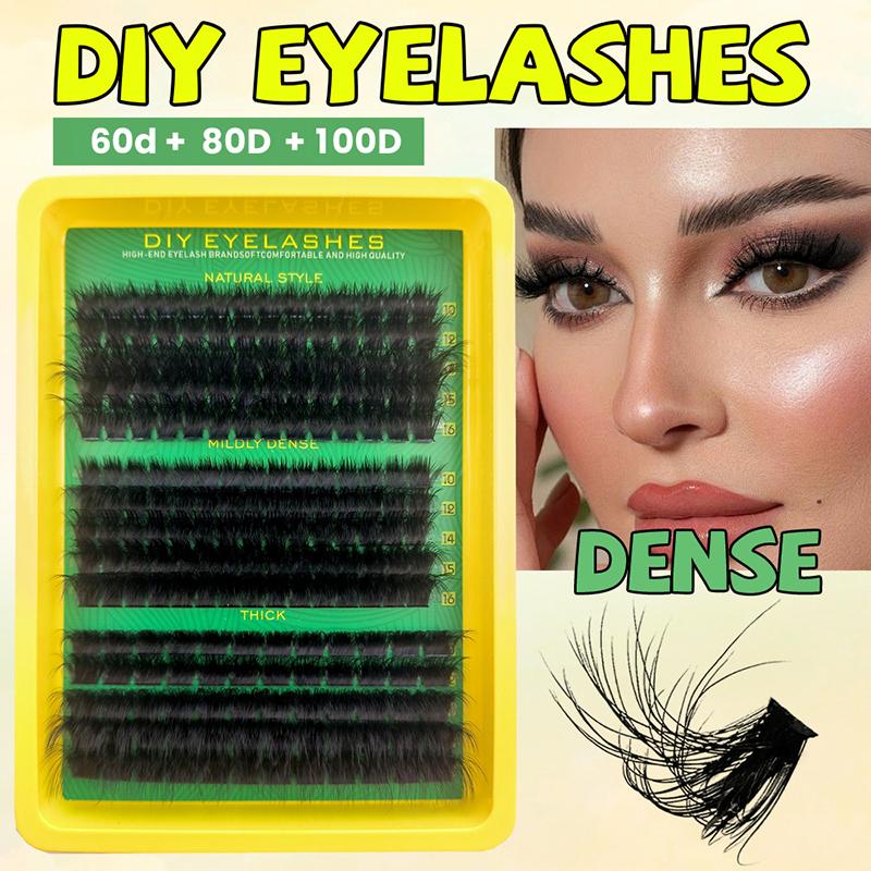 1 Set 3D Faux Mink Cluster Las – Individual Lash Tray Bewertung und Preis