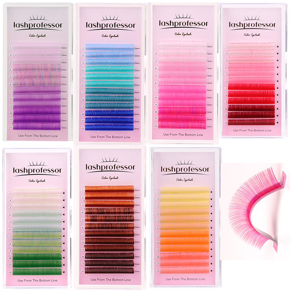 Colored Lashes MIX Color Red P – Lash Tile Palette Bewertung und Preis