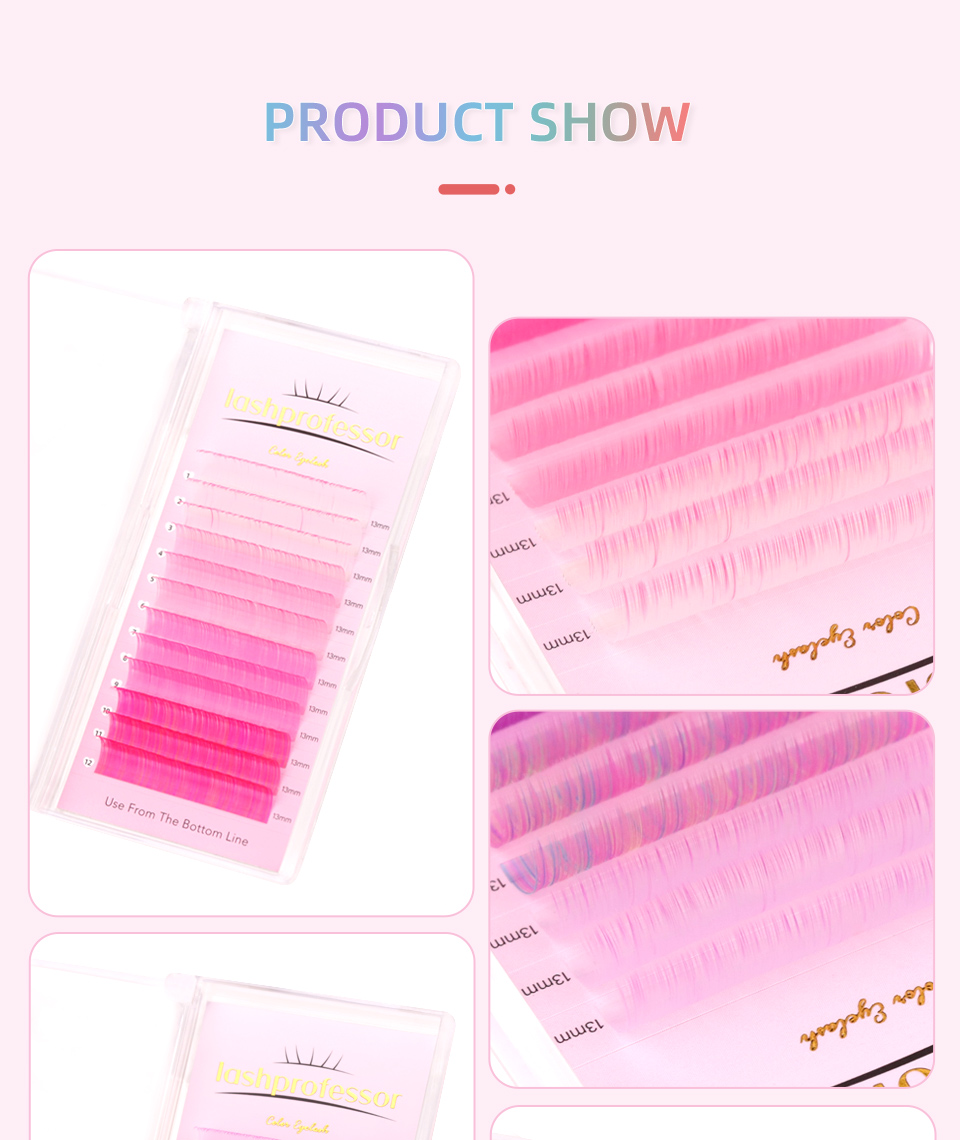 Colored Lashes MIX Color Red P – Lash Tile Palette Bewertung und Preis