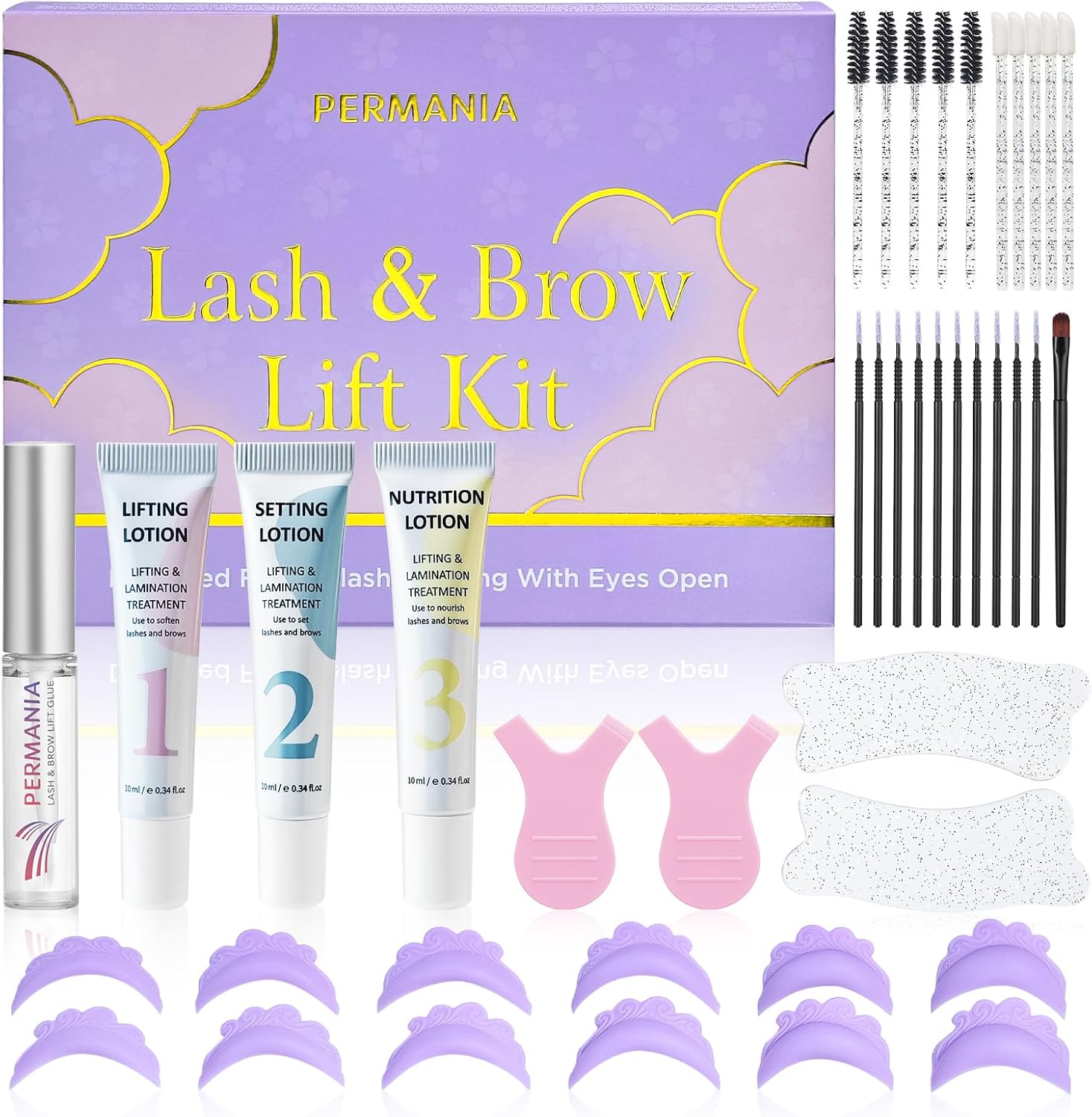 PERMANIA New Eyelash Lift Kit  – Eyelash Extension Full Set Bewertung und Preis