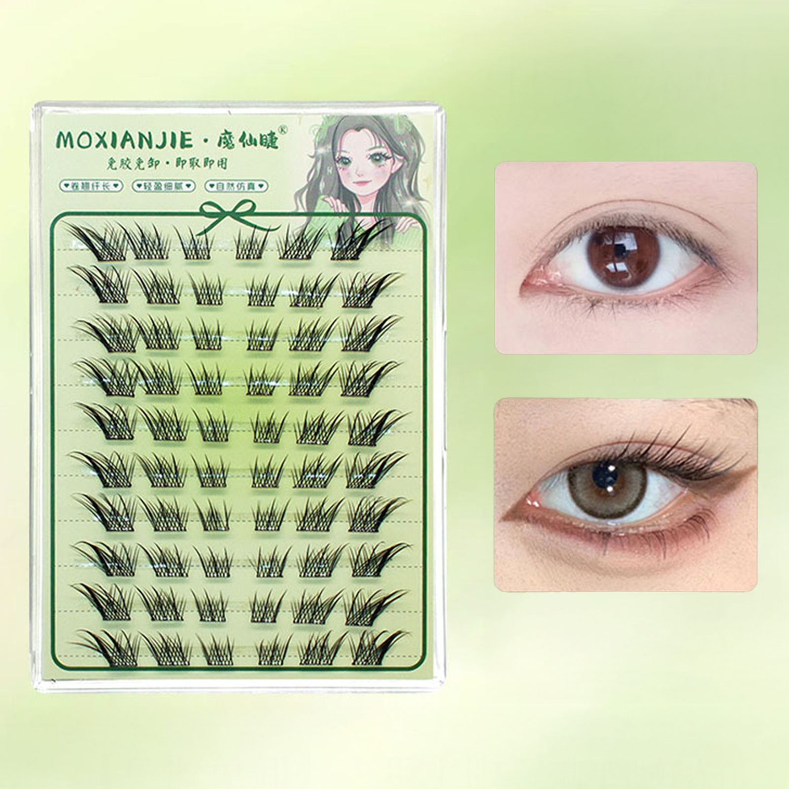 10 Rows Glue-free Chinese Foxe – Eyelash Extension In Chinese Bewertung und Preis