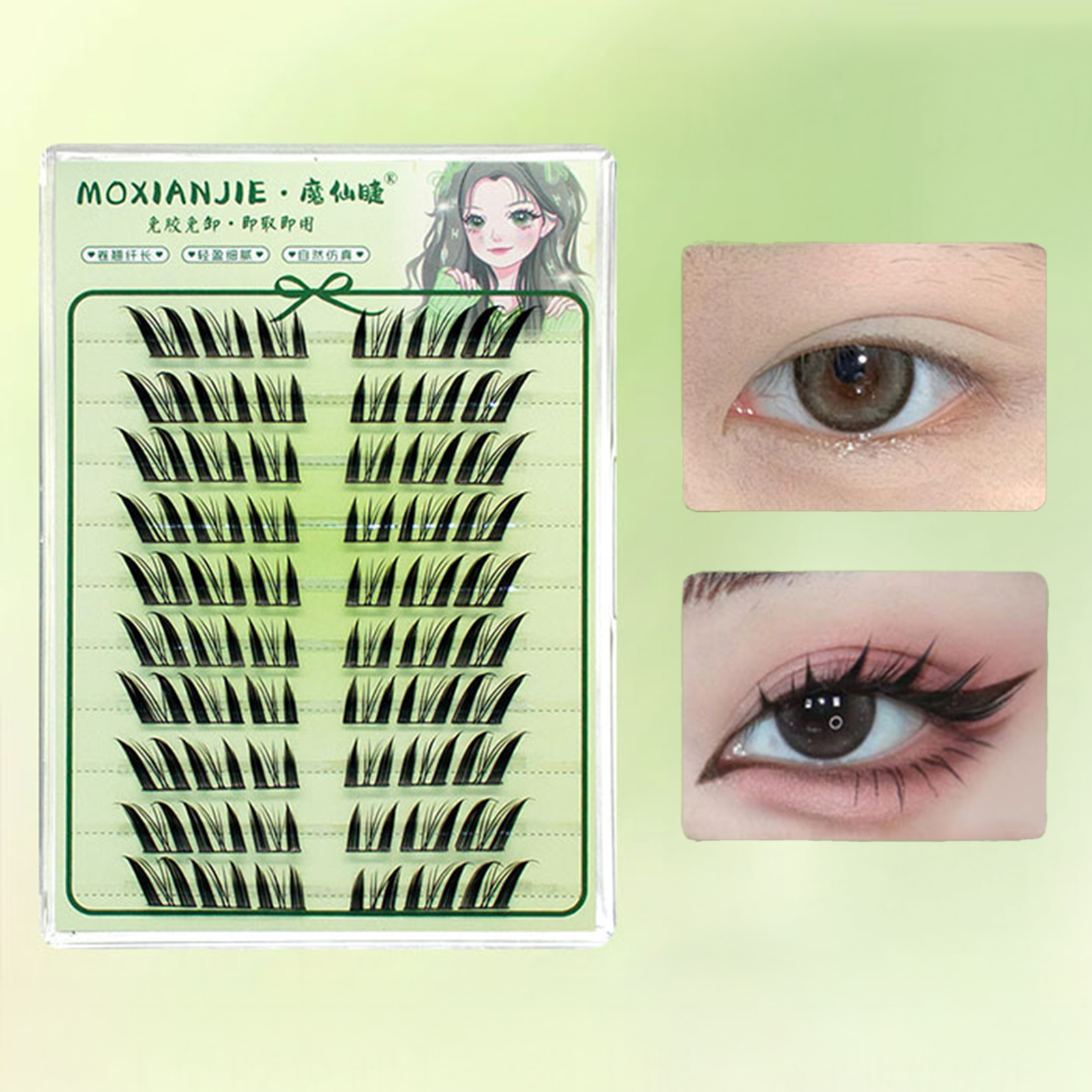 10 Rows Glue-free Chinese Foxe – Eyelash Extension In Chinese Bewertung und Preis