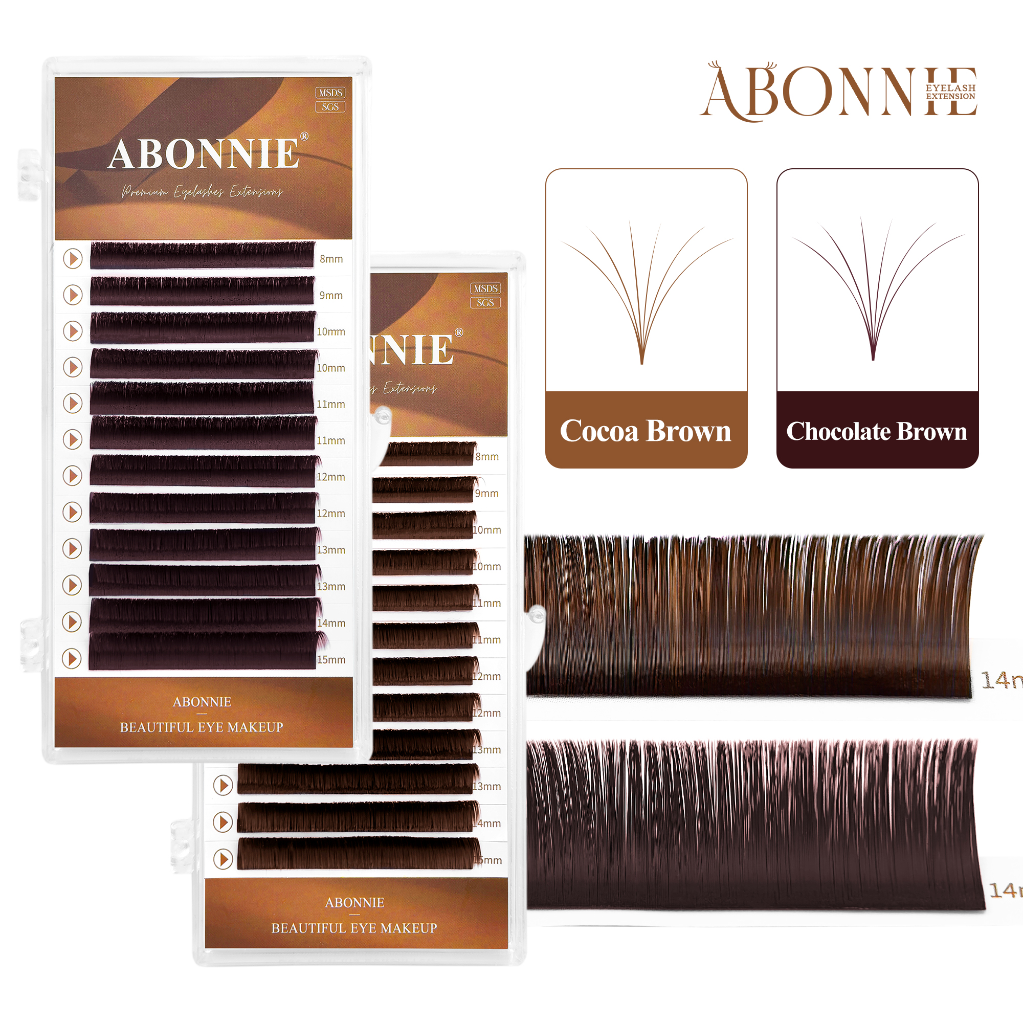 ABONNIE Cashmere Cocoa Chocola – Individual Lash Tray Bewertung und Preis