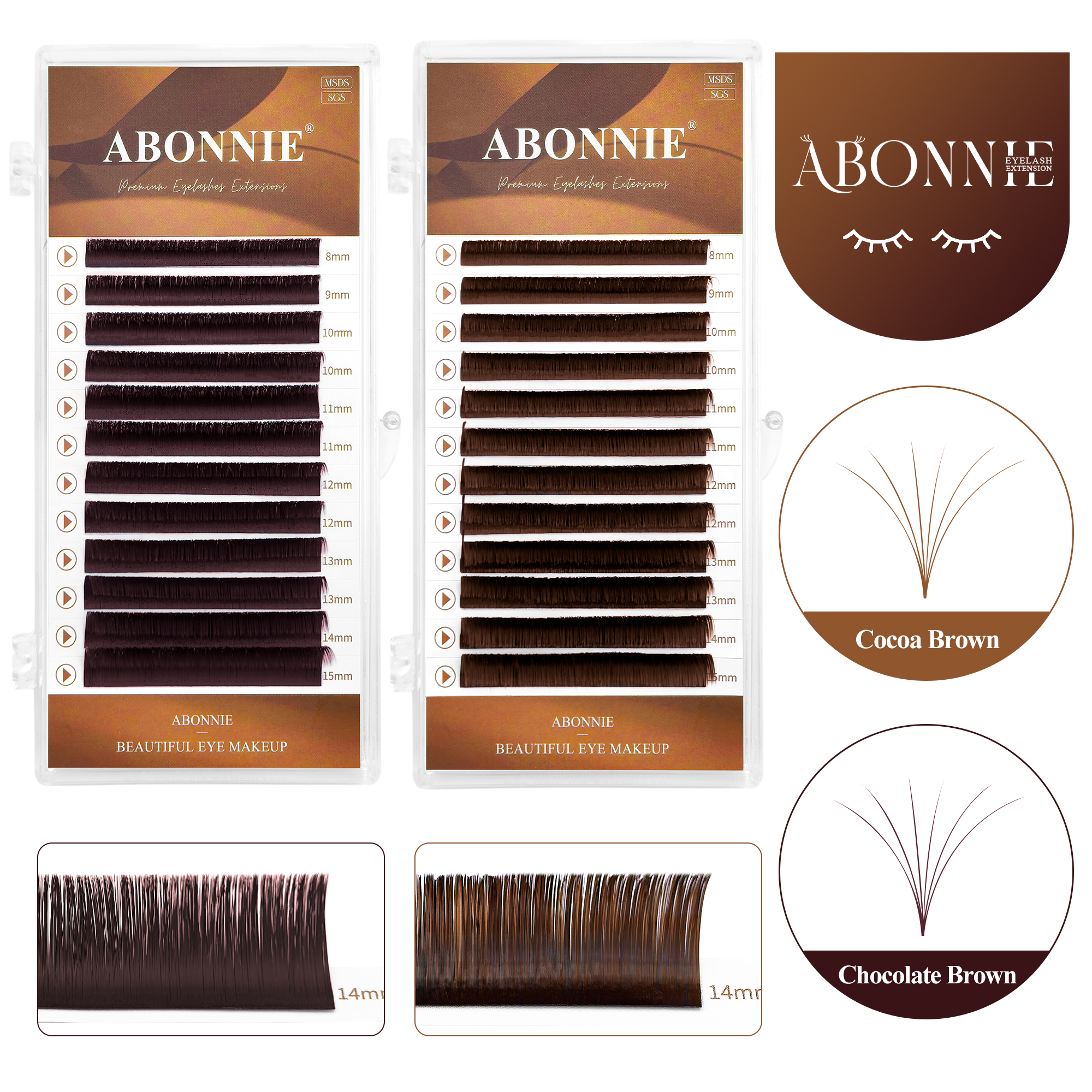 ABONNIE Cashmere Cocoa Chocola – Individual Lash Tray Bewertung und Preis