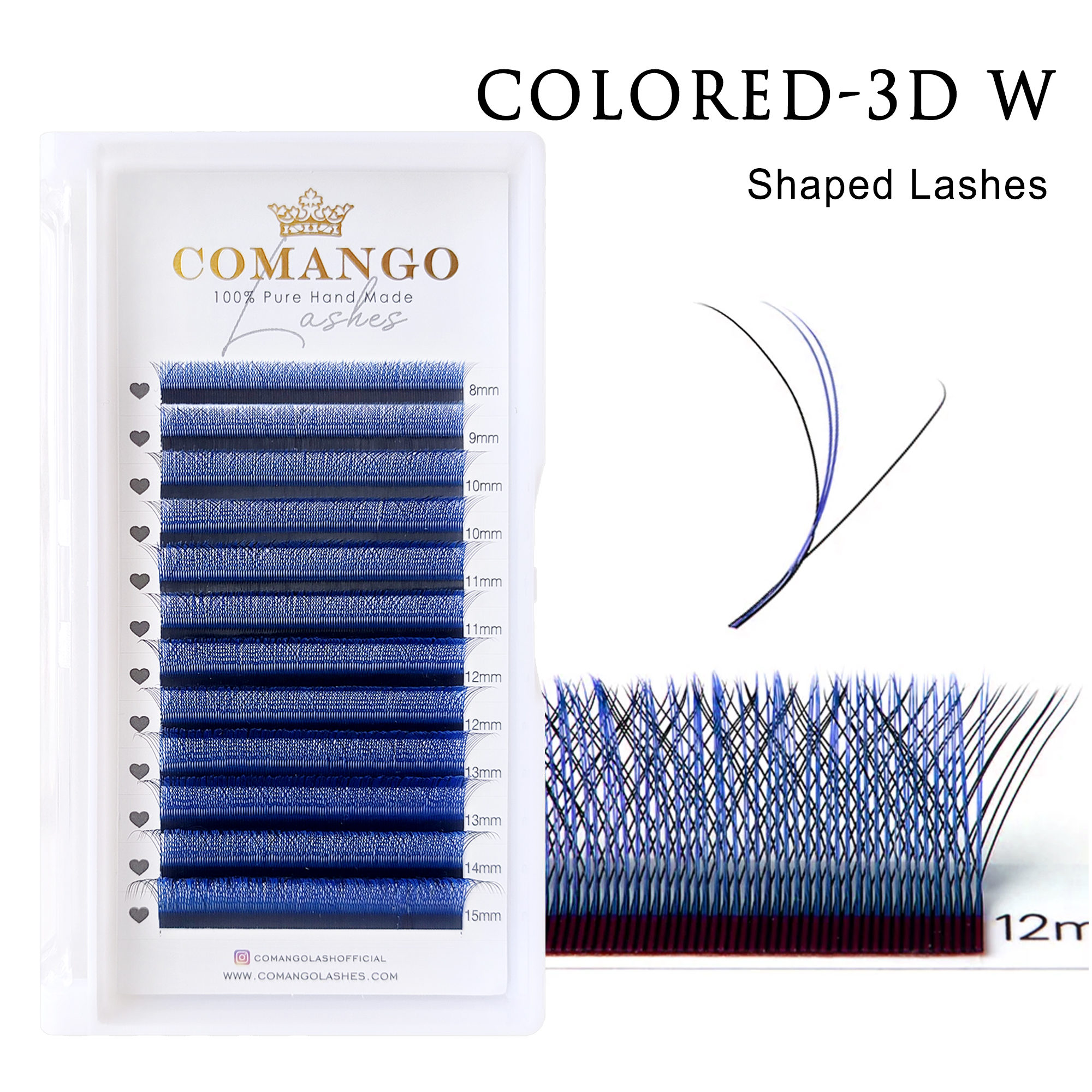 COMANGO 3D Brown Purple Blue W – Lash Tile Palette Bewertung und Preis