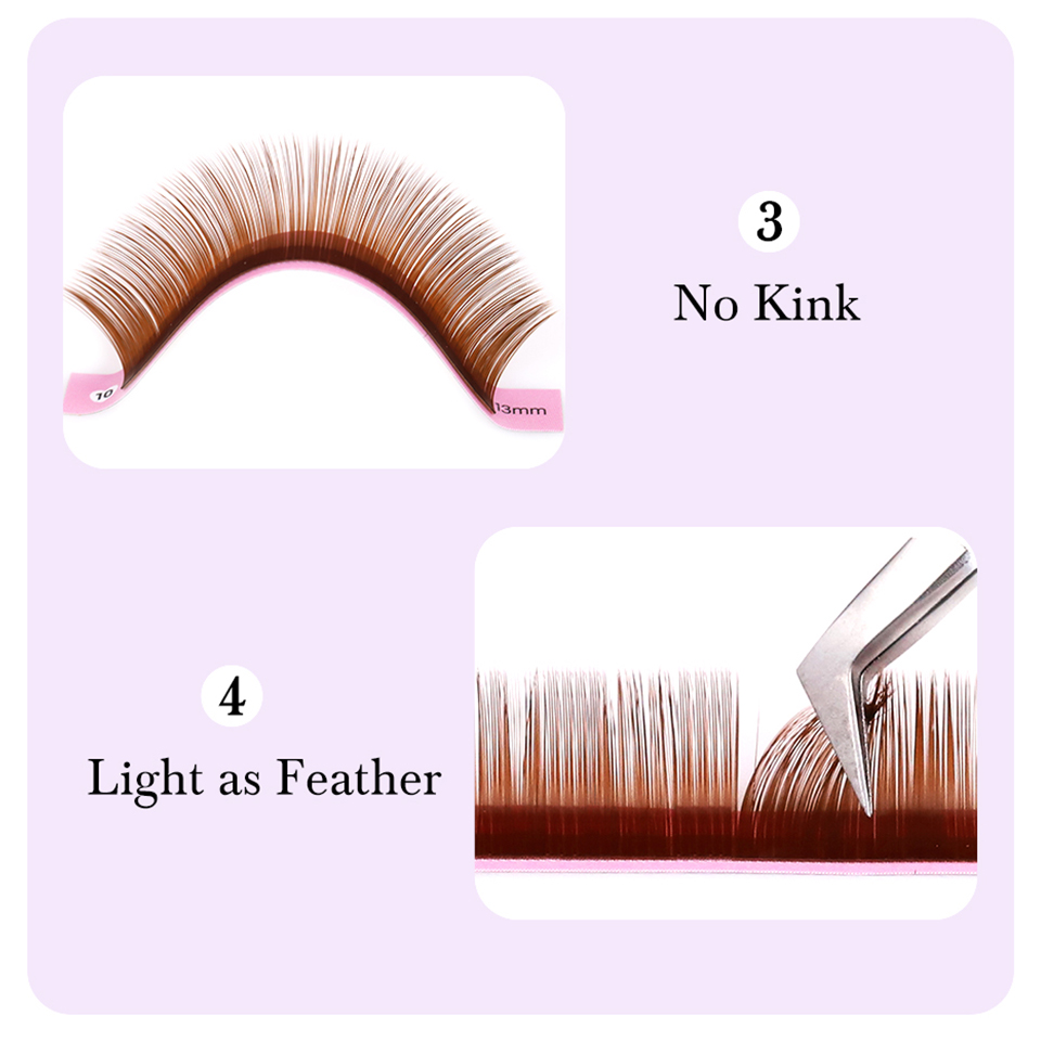 Dark Brown Eyelash Extension 0 – Lash Tile Palette Bewertung und Preis