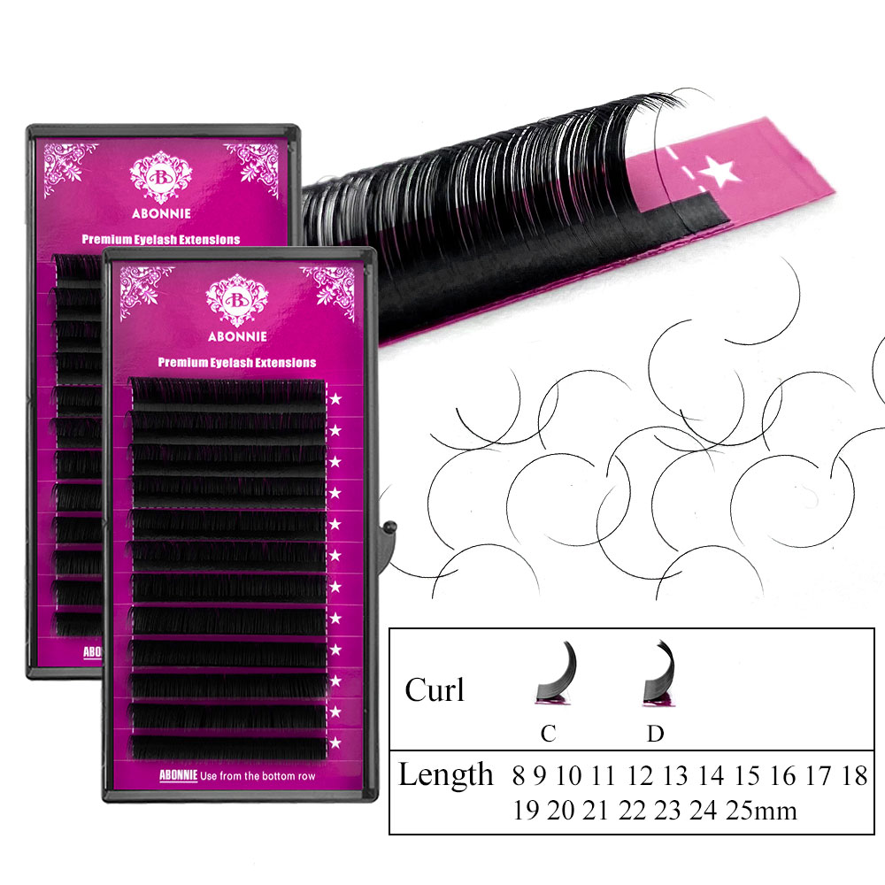 Abonnie B Curl 8-15mm Faux Ind – Eyelash Extension Natural Classic Bewertung und Preis
