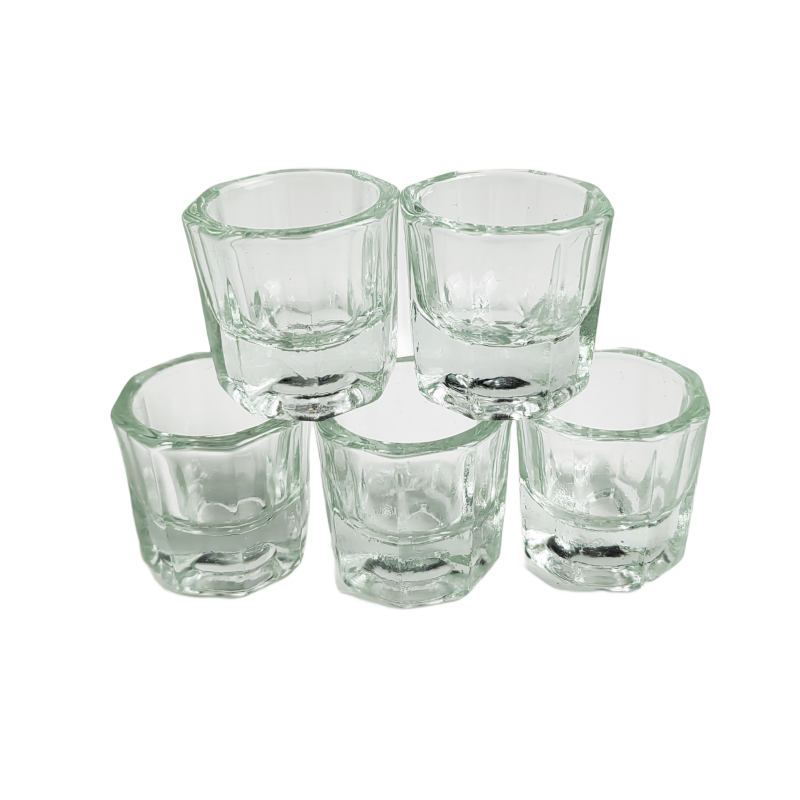 5pcs Glass Dappen Dish For Nai – Eyelash Extension Or Lash Lift Bewertung und Preis