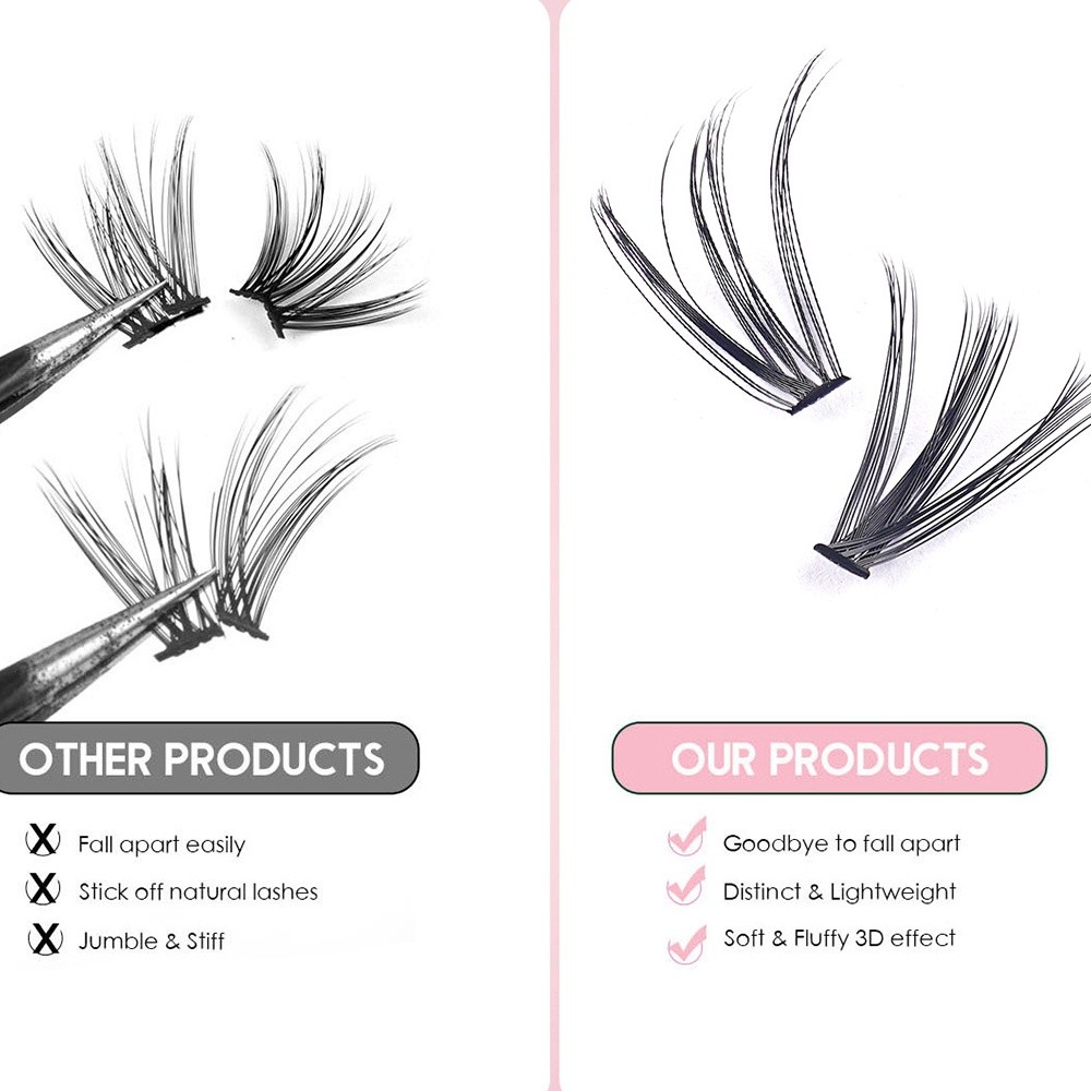 8-16mm Length False Eyelashes  – Eyelash Extension Wispy Look Bewertung und Preis