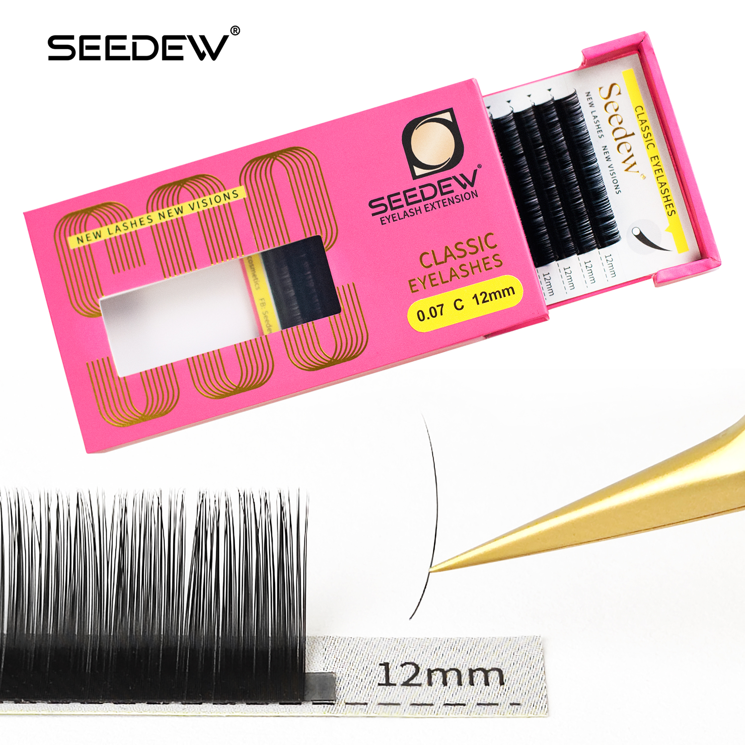 SEEDEW 0.07/0.05/0.15mm B/C/D/ – Eyelash Extension C Curl Bewertung und Preis