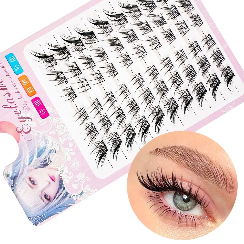 3D Cat Eye Clusters Lashes Nat – Eyelash Extension C Curl Bewertung und Preis