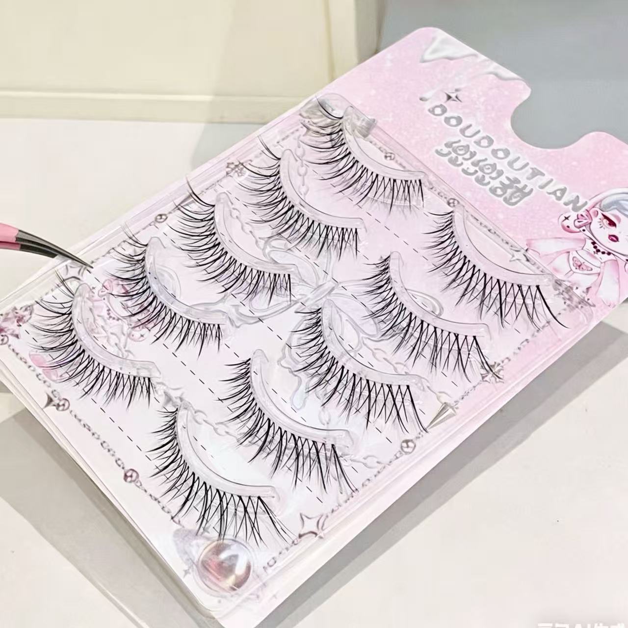 Doudoutian 5 Pairs Fox Eyelash – Eyelash Extension Douyin Bewertung und Preis