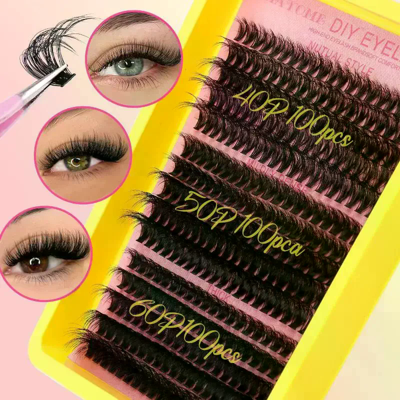 Cluster Lashes Kit Individual  – Eyelash Extension Wispy Bewertung und Preis