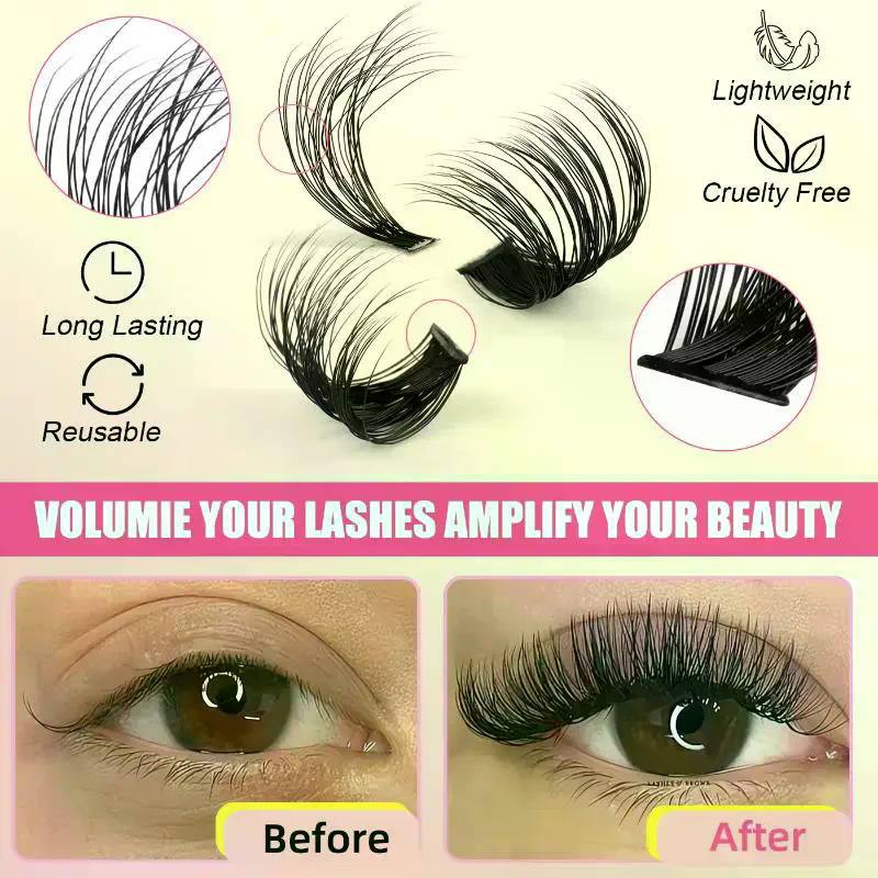 Cluster Lashes Kit Individual  – Eyelash Extension Wispy Bewertung und Preis