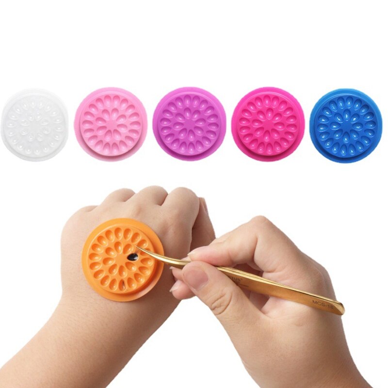 100pcs Eyelash Glue Holder Eye – Individual Lash Tray Bewertung und Preis