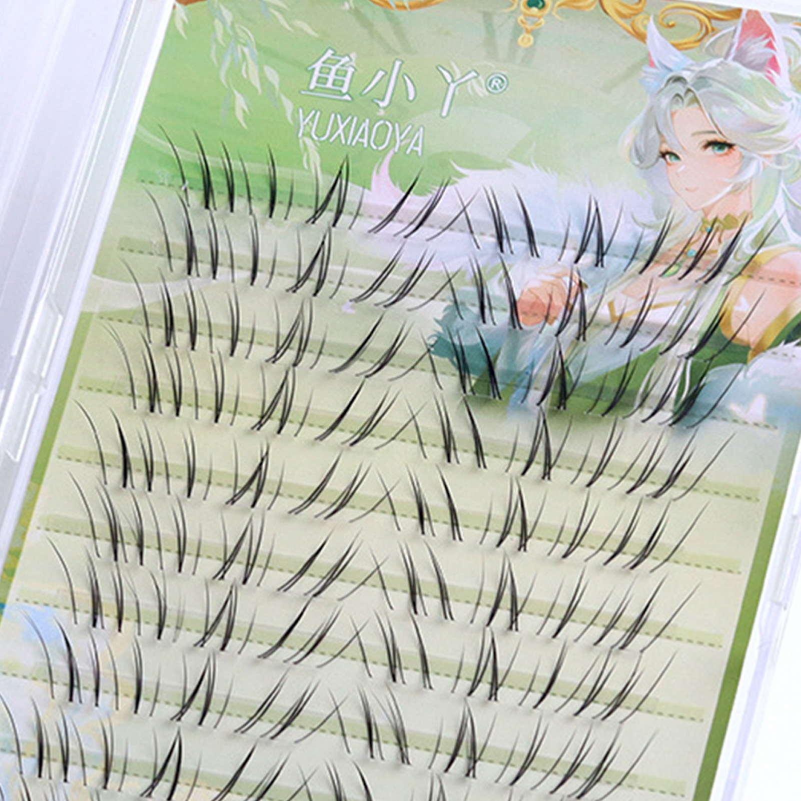 10 Rows Foxes Tail False Eyela – Eyelash Extension In Chinese Bewertung und Preis