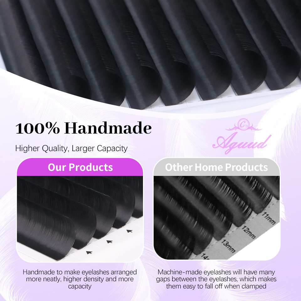 AGUUD 5 trays/lot NEW Super Ma – Eyelash Extension Natural Classic Bewertung und Preis
