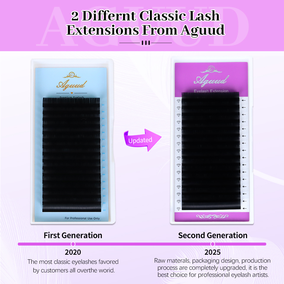 AGUUD 5 trays/lot NEW Super Ma – Eyelash Extension Natural Classic Bewertung und Preis