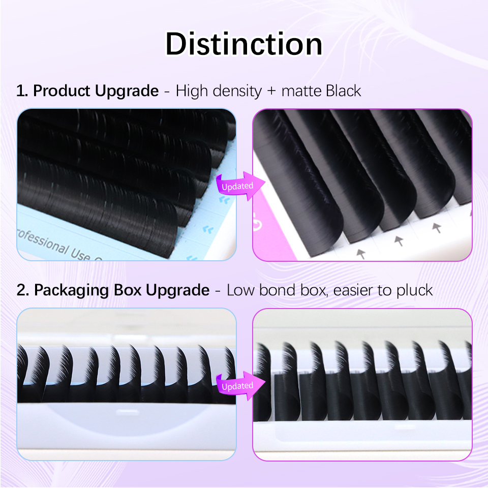 AGUUD 5 trays/lot NEW Super Ma – Eyelash Extension Natural Classic Bewertung und Preis