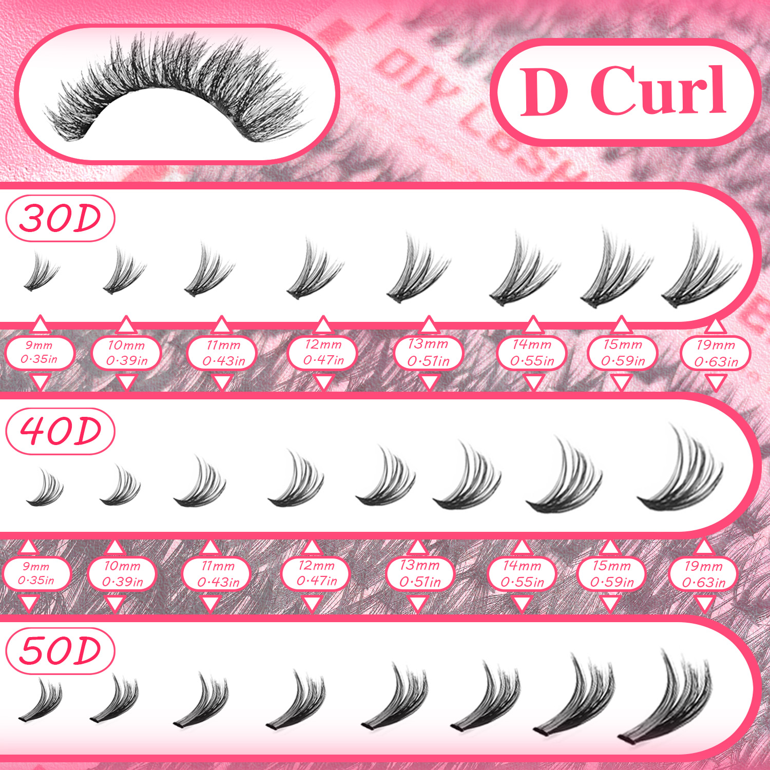 30D40D50D80D DIY Eyelash Exten – Eyelash Extension Full Set Bewertung und Preis