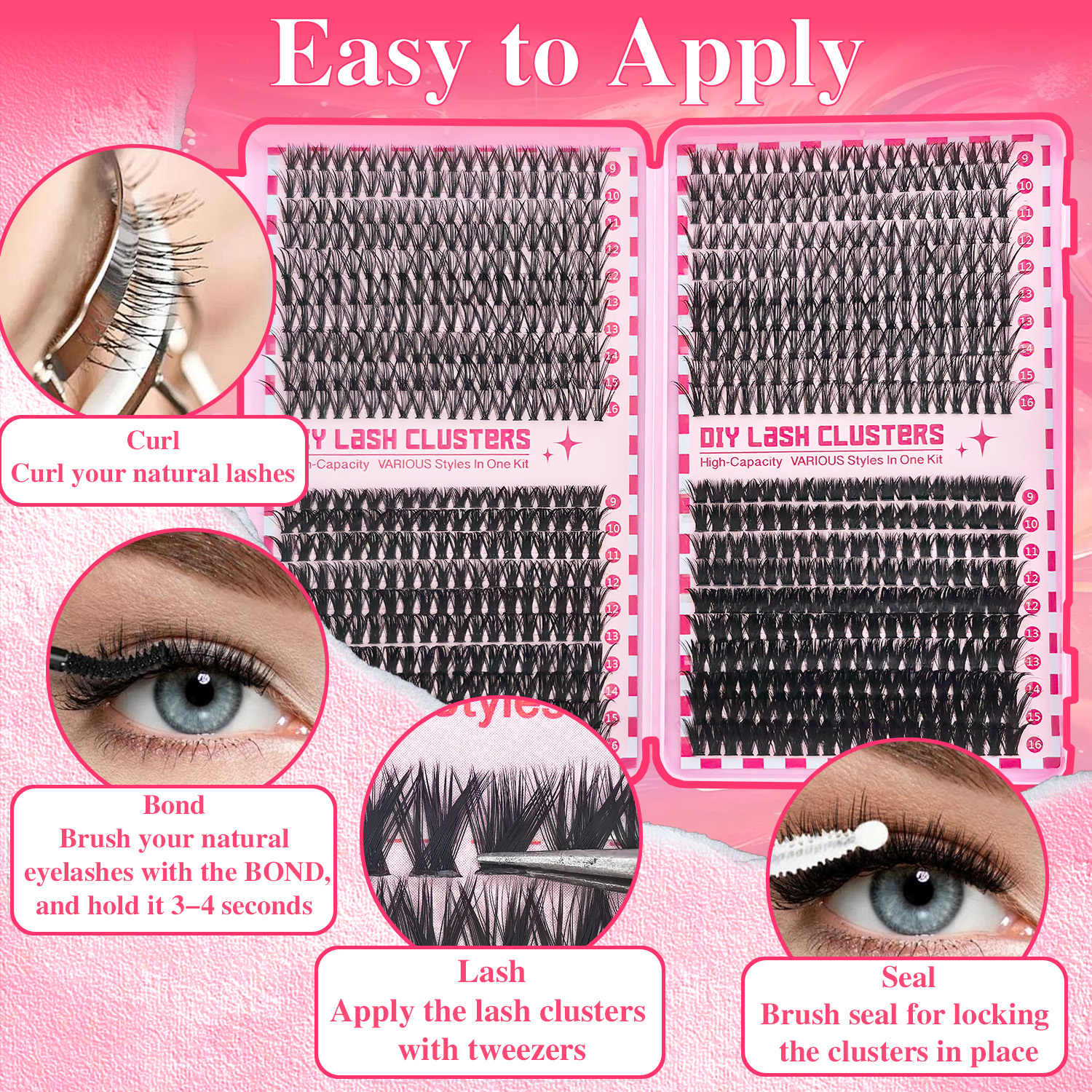 30D40D50D80D DIY Eyelash Exten – Eyelash Extension Full Set Bewertung und Preis