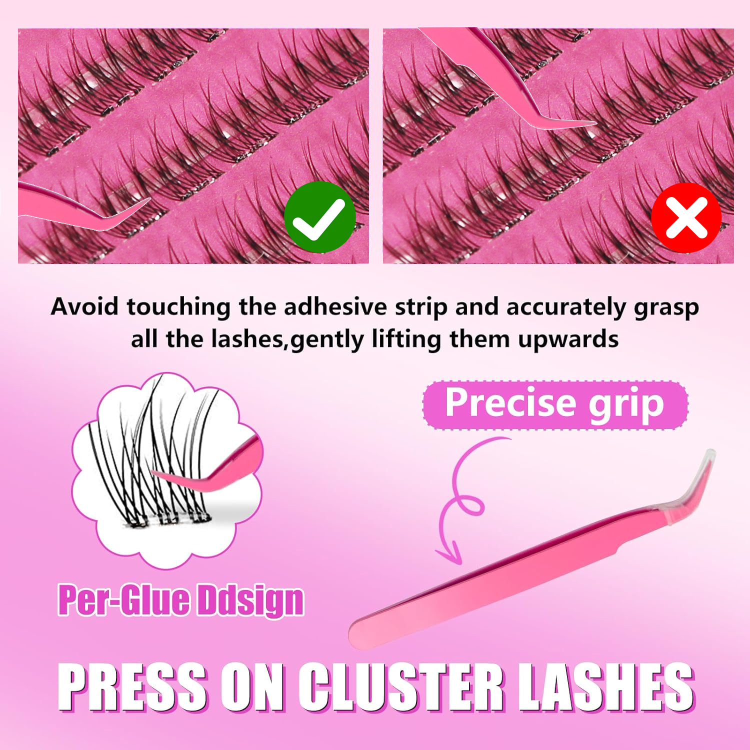 Self-Adhesive False Eyelashes  – Eyelash Extension Wispy Look Bewertung und Preis