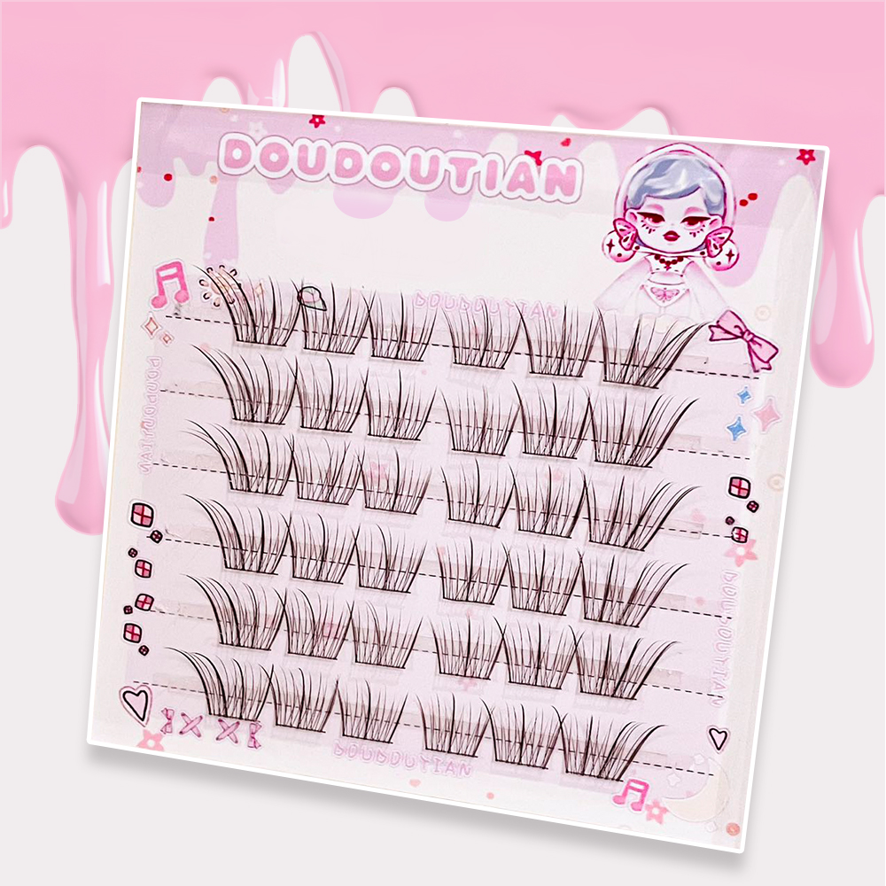 Doudoutian Light Makeup Eyelas – Eyelash Extension Douyin Bewertung und Preis