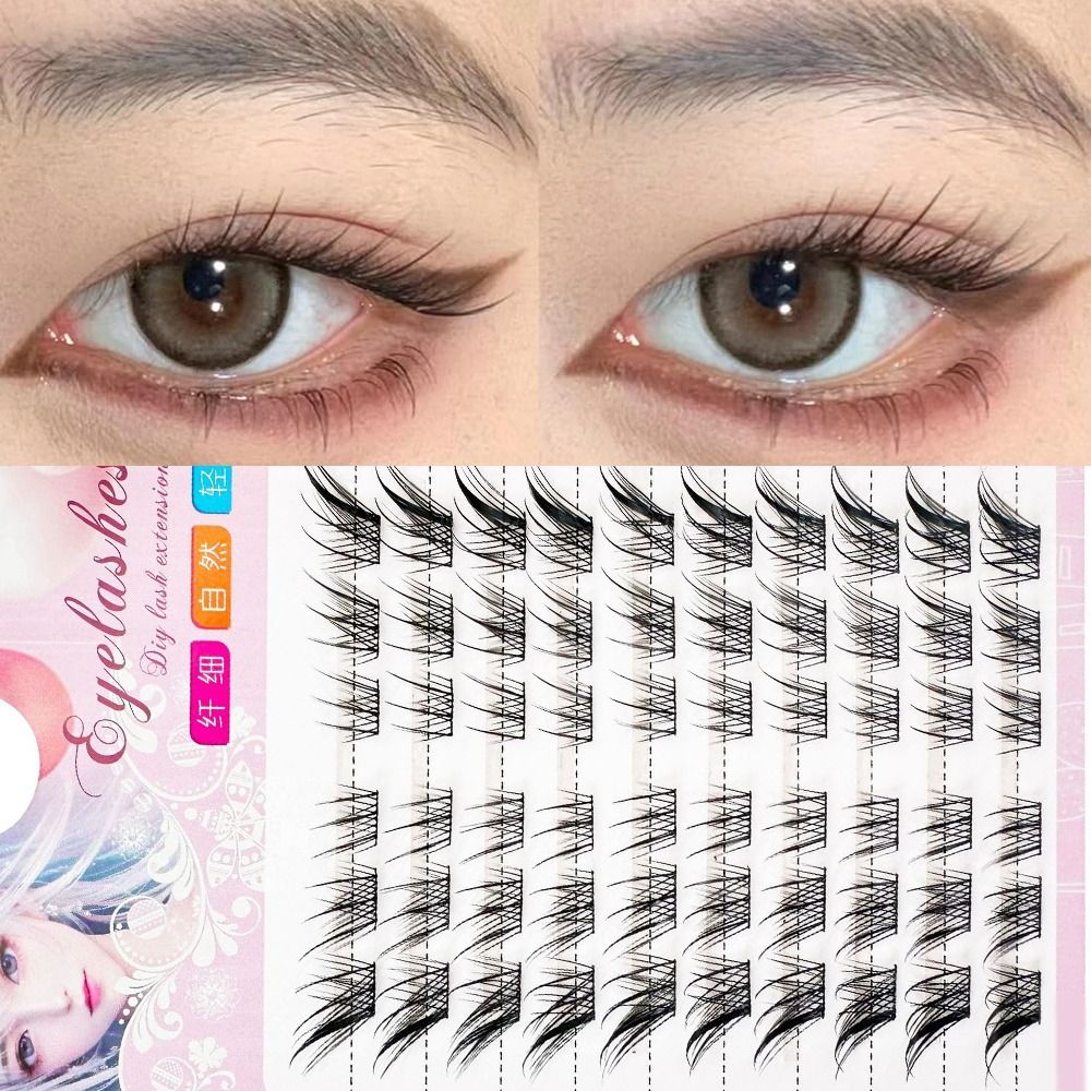 Women Beauty 3D Cat Eye Cluste – Eyelash Extension C Curl Bewertung und Preis