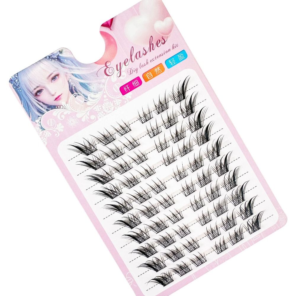 Women Beauty 3D Cat Eye Cluste – Eyelash Extension C Curl Bewertung und Preis
