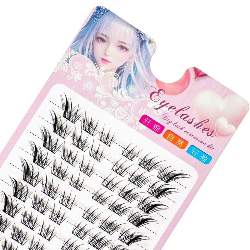 Women Beauty 3D Cat Eye Cluste – Eyelash Extension C Curl Bewertung und Preis
